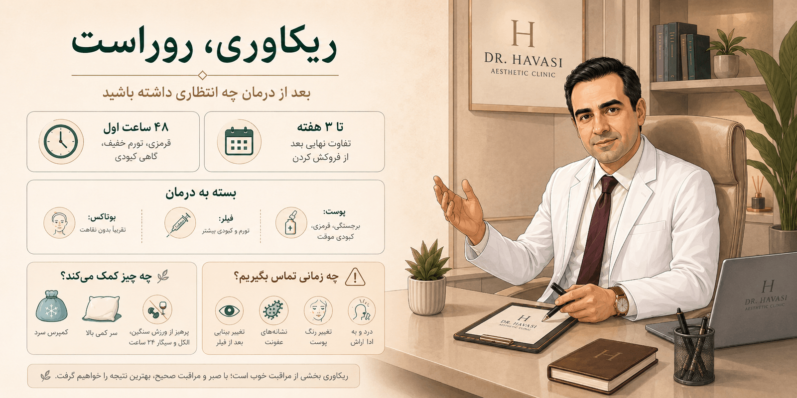 Recovery, honestly — Dr. Mostafa Havasi, Karaj (Azimieh)